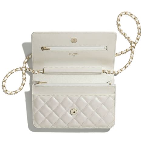 chanel iridescent wallet on chain|Chanel wallet on chain price.